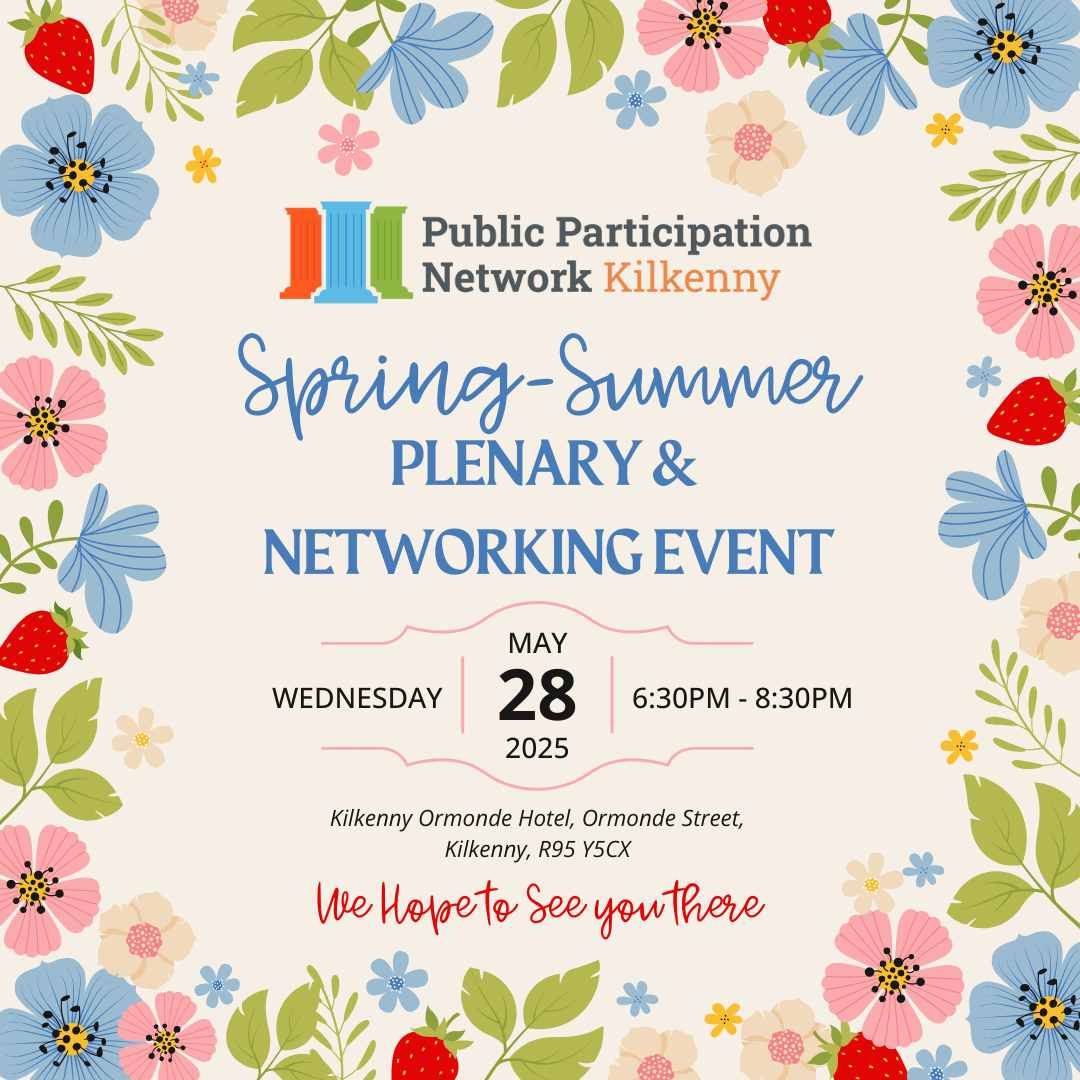 Pink Blue Cute Illustrated Spring Festival Event Poster